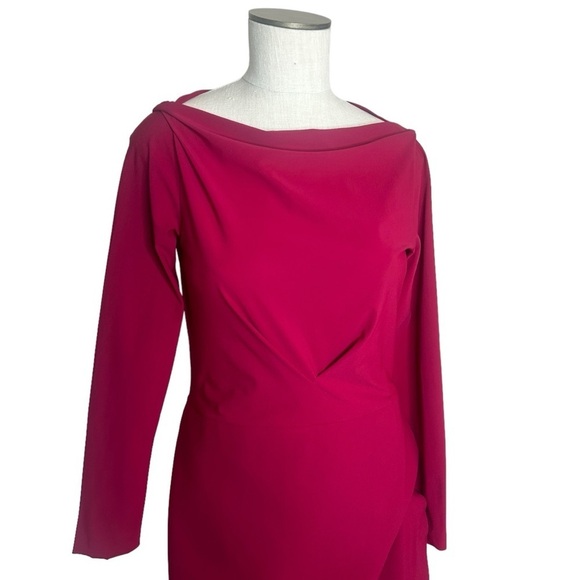 Chiara Boni La Petite Robe Bateau Neck Midi Dress Size 46 US 10 - Picture 2 of 11